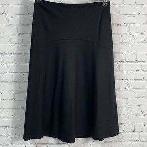 Talbots black A-line skirt EUC 99% wool